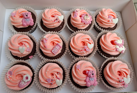 Standard Babyshower cupcakes - Flicka